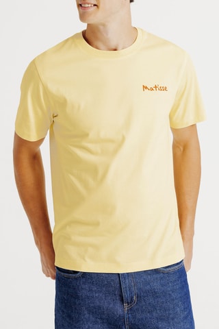 T-shirt regular en coton biologique Icarus Henri Matisse - Jaune