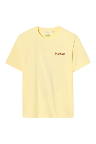T-shirt regular en coton biologique Icarus Henri Matisse - Jaune