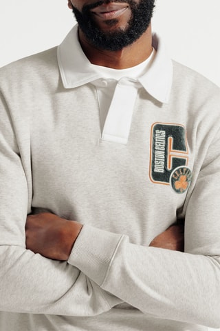 Sweat en coton biologique - Beige clair