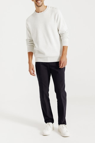 Chino tapered - Bleu marine