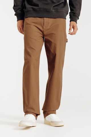 Pantalon droit - Marron