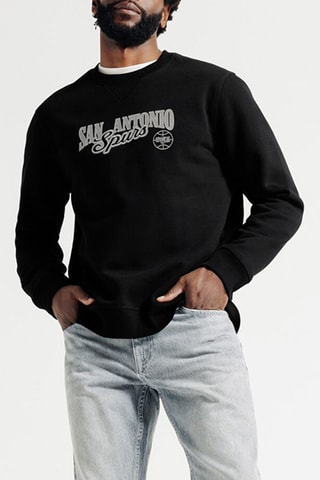 Sweat en coton biologique San Antonio Spurs NBA - Gris