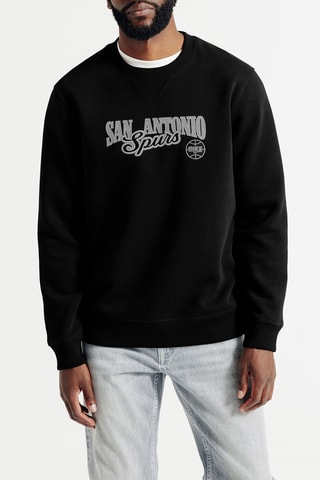Sweat en coton biologique San Antonio Spurs NBA - Gris