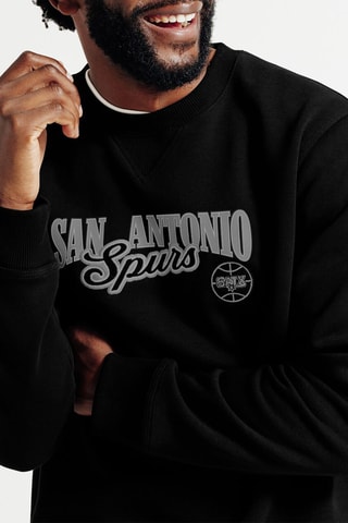 Sweat en coton biologique San Antonio Spurs NBA - Gris