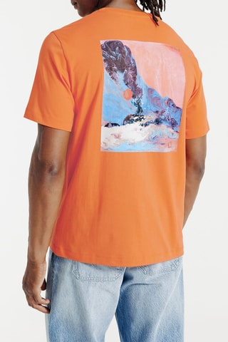 T-shirt regular en coton biologique Marcestel - Orange