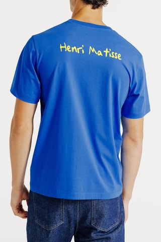 T-shirt regular Henri Matisse - Bleu cobalt