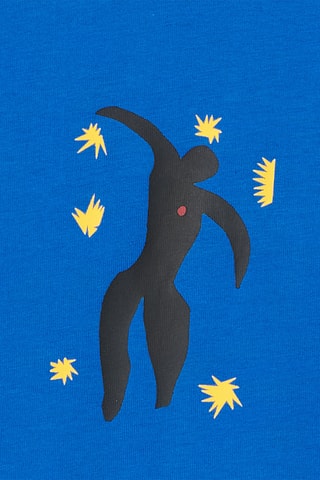 T-shirt regular Henri Matisse - Bleu cobalt