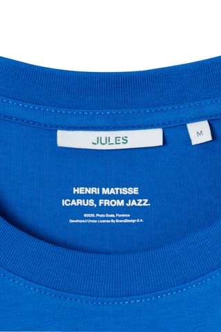T-shirt regular Henri Matisse - Bleu cobalt