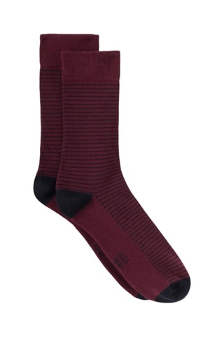 Chaussettes en coton biologique - Bordeaux