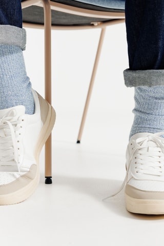 Chaussettes en coton biologique - Bleu clair