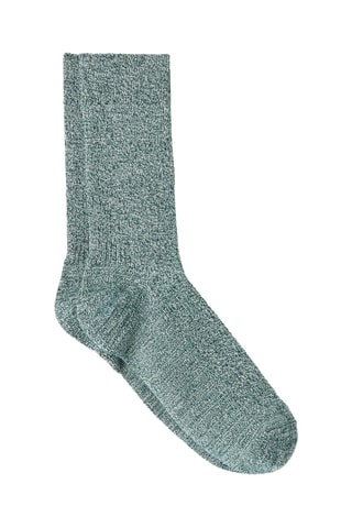 Chaussettes en coton biologique - Vert d’eau