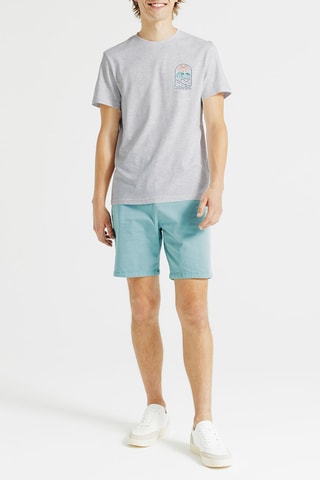 T-shirt slim - Gris clair