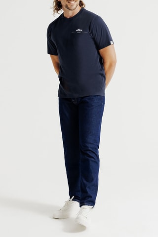 T-shirt regular en coton biologique Tour de France - Bleu nuit