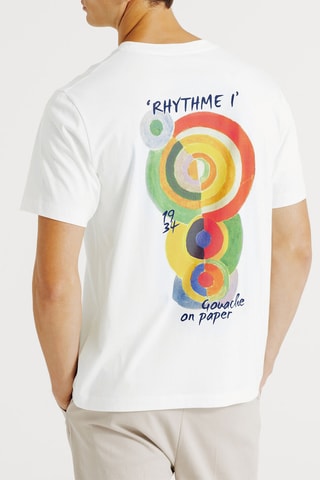 T-shirt regular en coton biologique Robert Delaunay - Ecru