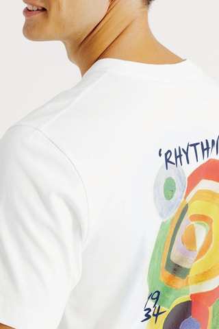 T-shirt regular en coton biologique Robert Delaunay - Ecru