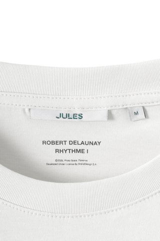 T-shirt regular en coton biologique Robert Delaunay - Ecru