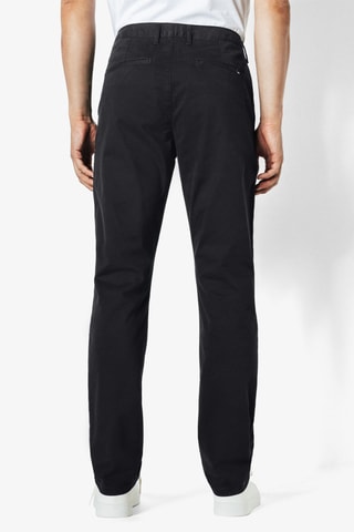 Chino slim en coton biologique - Noir - Longueur 30