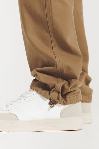 Pantalon loose - Camel