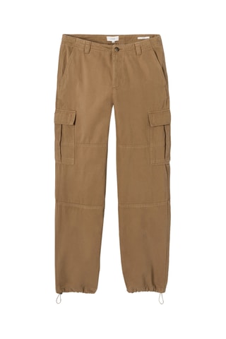 Pantalon loose - Camel