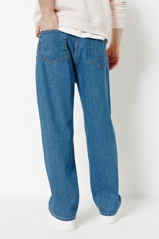 Jean baggy - Bleu cobalt