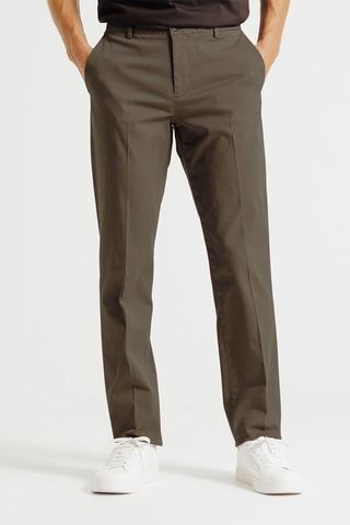 Pantalon droit - Marron
