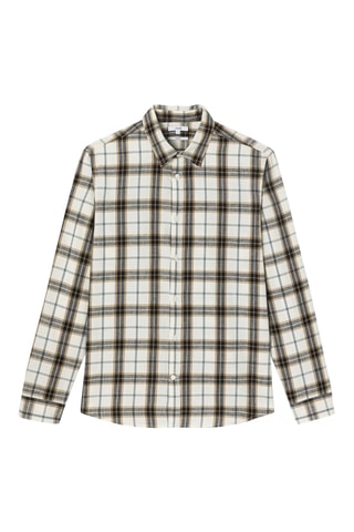 Chemise regular en coton biologique - Ecru