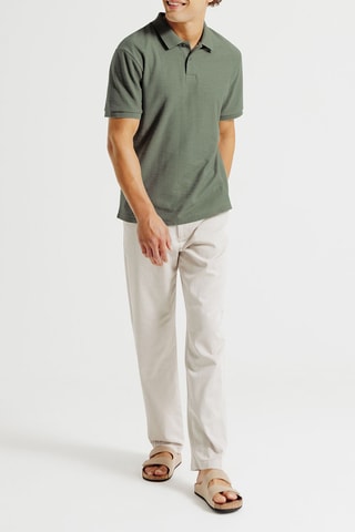 Polo regular - Kaki