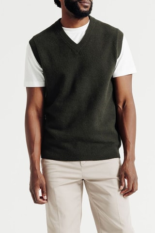 Pull sans manches - Kaki