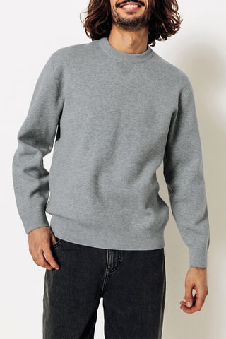 Pull - Gris clair chiné