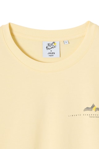 T-shirt regular en coton biologique Tour de France - Jaune