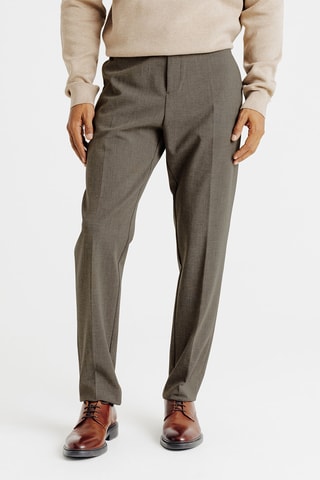 Pantalon tapered - Marron