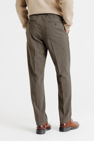Pantalon tapered - Marron