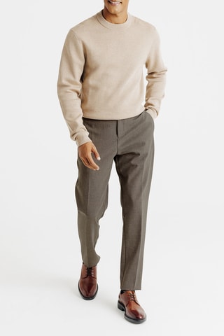 Pantalon tapered - Marron