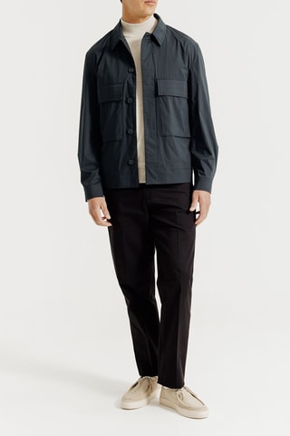 Pantalon large - Gris foncé
