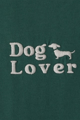 T-shirt regular en coton biologique - Vert foncé