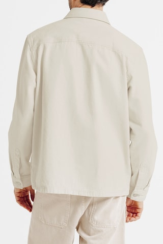 Surchemise regular en jean - Beige