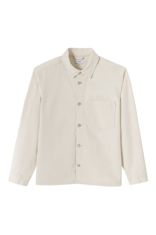 Surchemise regular en jean - Beige