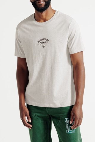 T-shirt en coton biologique Milwaukee Bucks - Beige