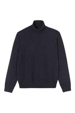 Pull en laine et cachemire - Gris foncé