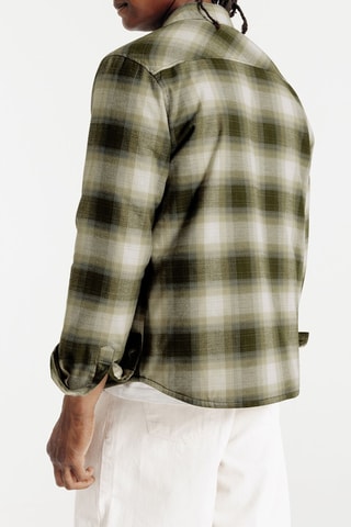 Chemise regular en coton biologique - Vert
