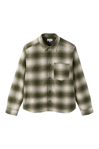 Chemise regular en coton biologique - Vert