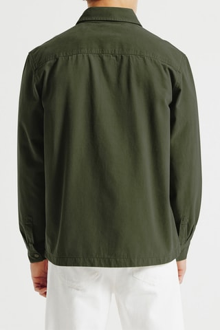 Surchemise droite - Vert foncé