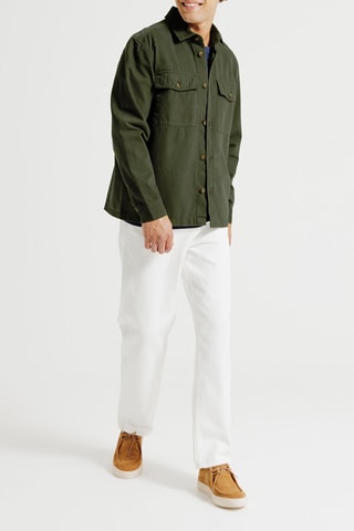 Surchemise droite - Vert foncé