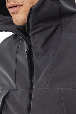 Veste softshell à capuche - Gris foncé