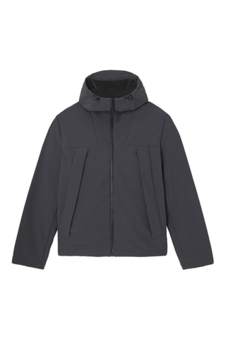 Veste softshell à capuche - Gris foncé