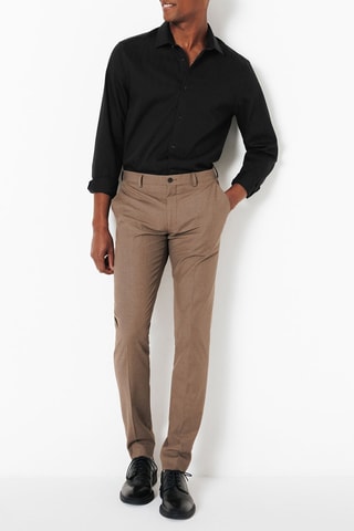Chemise regular - Noir
