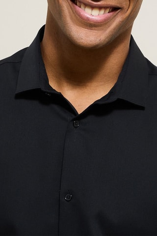 Chemise regular - Noir
