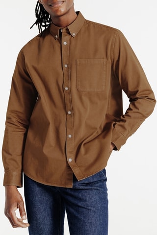 Chemise regular - Marron
