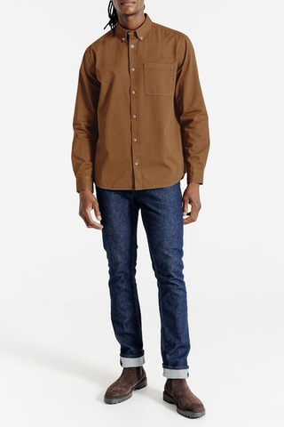 Chemise regular - Marron