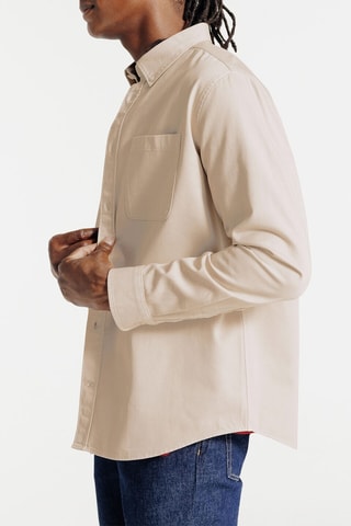 Surchemise regular - Ecru